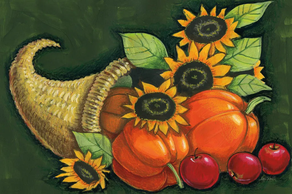 Cornucopia by Anne Tavoletti. SKU 26707i. Archival Giclee Fine art print for wall decor.