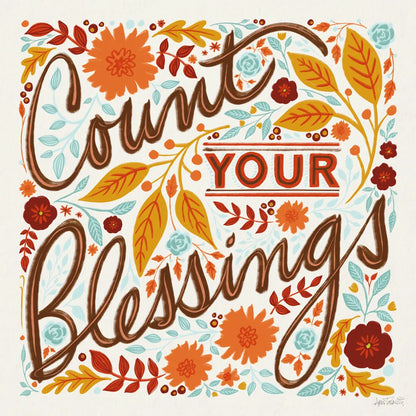 Count Your Blessings I by Anne Tavoletti. SKU 68631a. Archival Giclee Fine art print for wall decor.