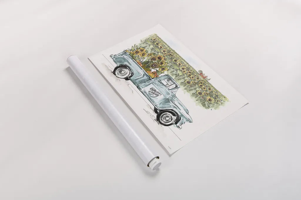 Country Harvest I by Anne Tavoletti. shown as a rolled paper print. Available as archival giclee rolled canvas, fine art paper, or poster print. SKU 73546i.