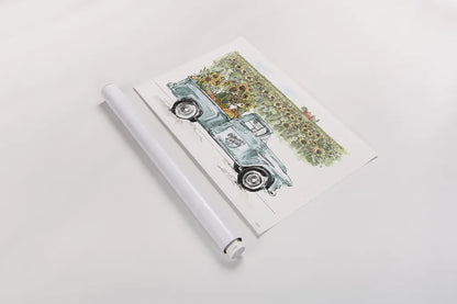 Country Harvest I by Anne Tavoletti. shown as a rolled paper print. Available as archival giclee rolled canvas, fine art paper, or poster print. SKU 73546i.