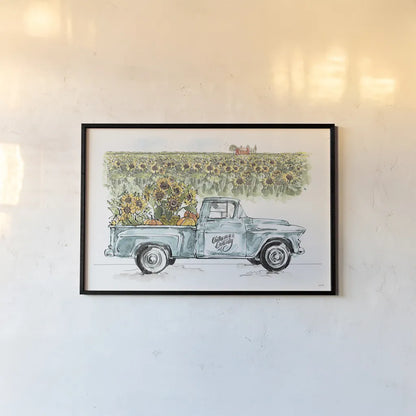 Country Harvest I by Anne Tavoletti. shown as a paper print in a black flame. Available as a archival giclee rolled canvas, fine art paper, or poster print. SKU 73546i.