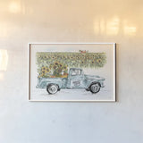 Country Harvest I by Anne Tavoletti. shown as a paper print in a white frame. Available as a archival giclee rolled canvas, fine art paper, or poster print. SKU 73546i.