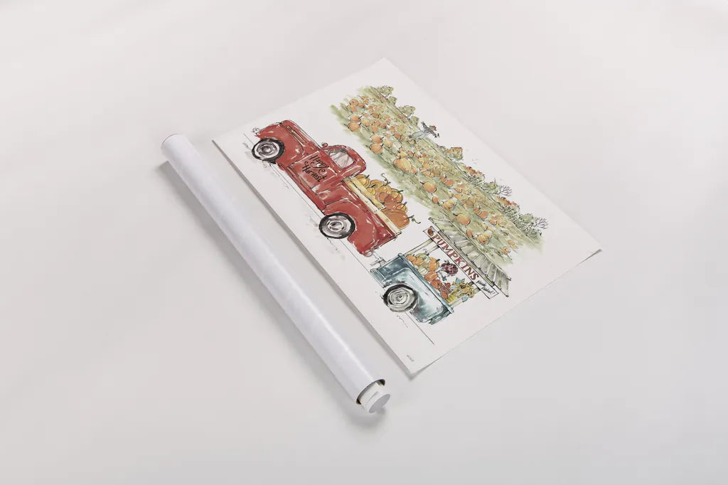 Country Harvest II by Anne Tavoletti. shown as a rolled paper print. Available as archival giclee rolled canvas, fine art paper, or poster print. SKU 73547i.