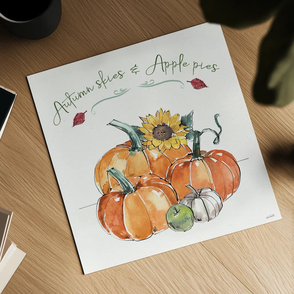 Country Harvest III by Anne Tavoletti. Shown as a detailed flat fine art print, highlighting archival giclee quality. Available as an archival giclee rolled canvas, fine art paper, or poster print. SKU 73548a.