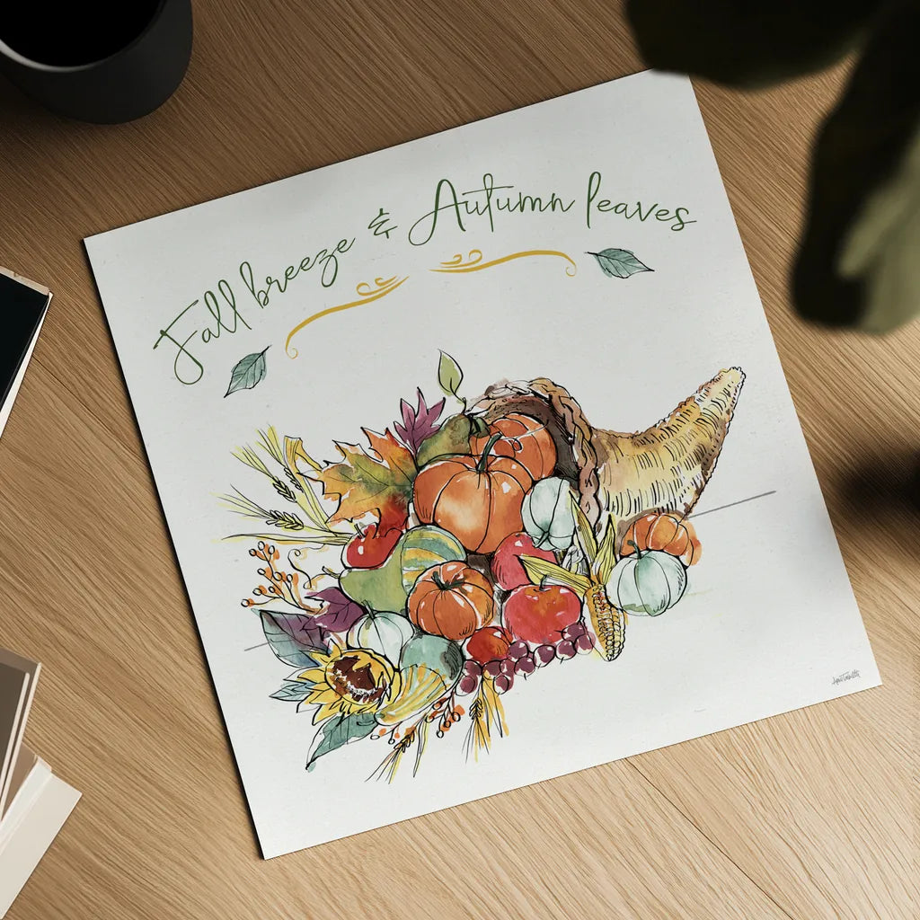 Country Harvest IV by Anne Tavoletti. Shown as a detailed flat fine art print, highlighting archival giclee quality. Available as an archival giclee rolled canvas, fine art paper, or poster print. SKU 73549a.