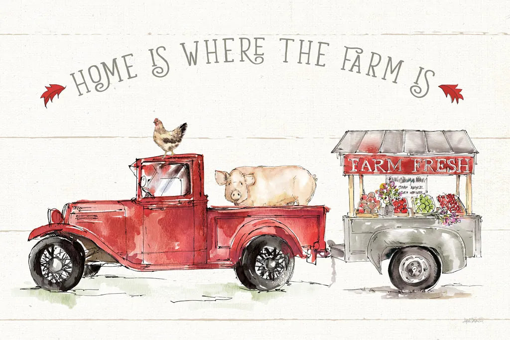 Country Life I by Anne Tavoletti. SKU 43162i. Archival Giclee Fine art print for wall decor.