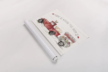 Country Life I by Anne Tavoletti. shown as a rolled paper print. Available as archival giclee rolled canvas, fine art paper, or poster print. SKU 43162i.