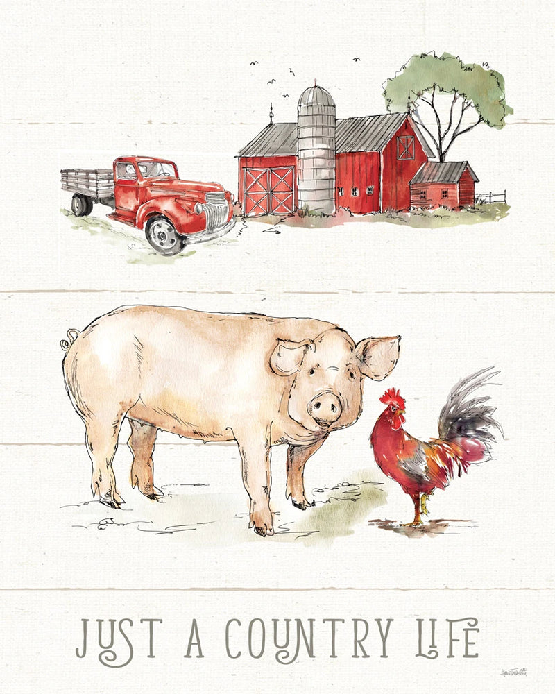 Country Life II by Anne Tavoletti