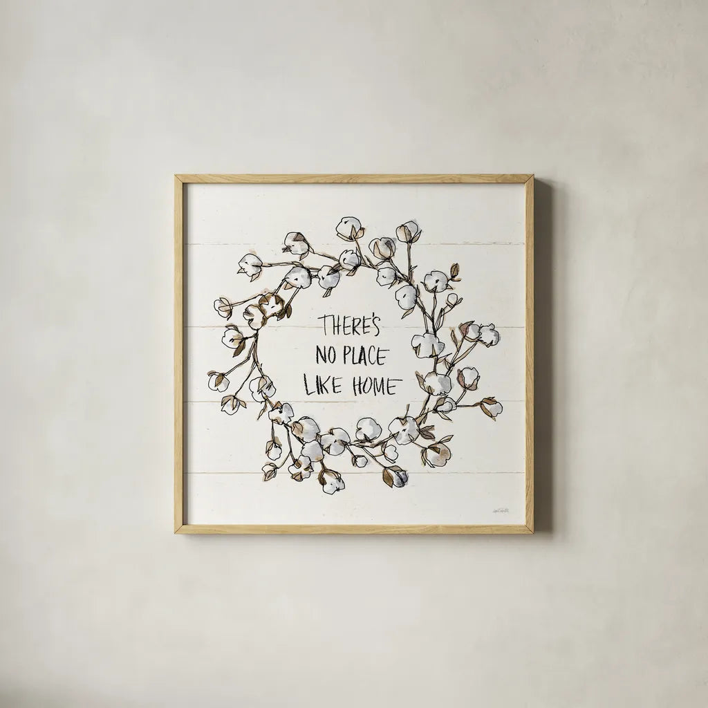 Country Life VI by Anne Tavoletti. Shown in a natural wood glass frame for a timeless modern aesthetic. Available as an archival giclee rolled canvas, fine art paper, or poster print. SKU 43167a.