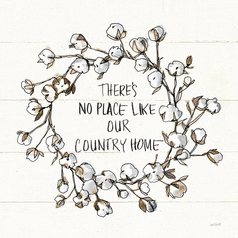 Country Life VI Home by Anne Tavoletti. SKU 78244a. Archival Giclee Fine art print for wall decor.