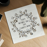 Country Life VI Home by Anne Tavoletti. Shown as a detailed flat fine art print, highlighting archival giclee quality. Available as an archival giclee rolled canvas, fine art paper, or poster print. SKU 78244a.