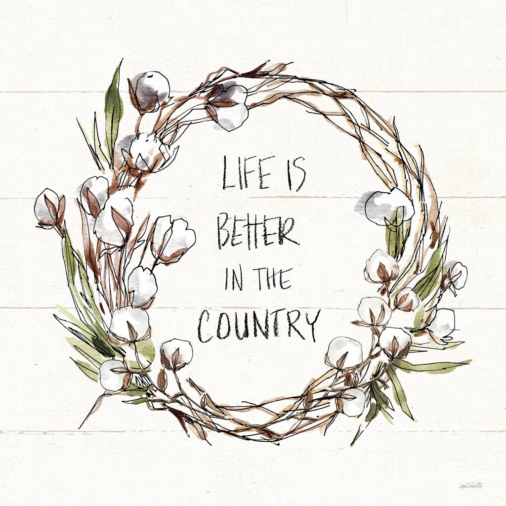 Country Life VII by Anne Tavoletti. SKU 43168a. Archival Giclee Fine art print for wall decor.