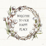 Country Life VII Welcome by Anne Tavoletti. SKU 46138a. Archival Giclee Fine art print for wall decor.