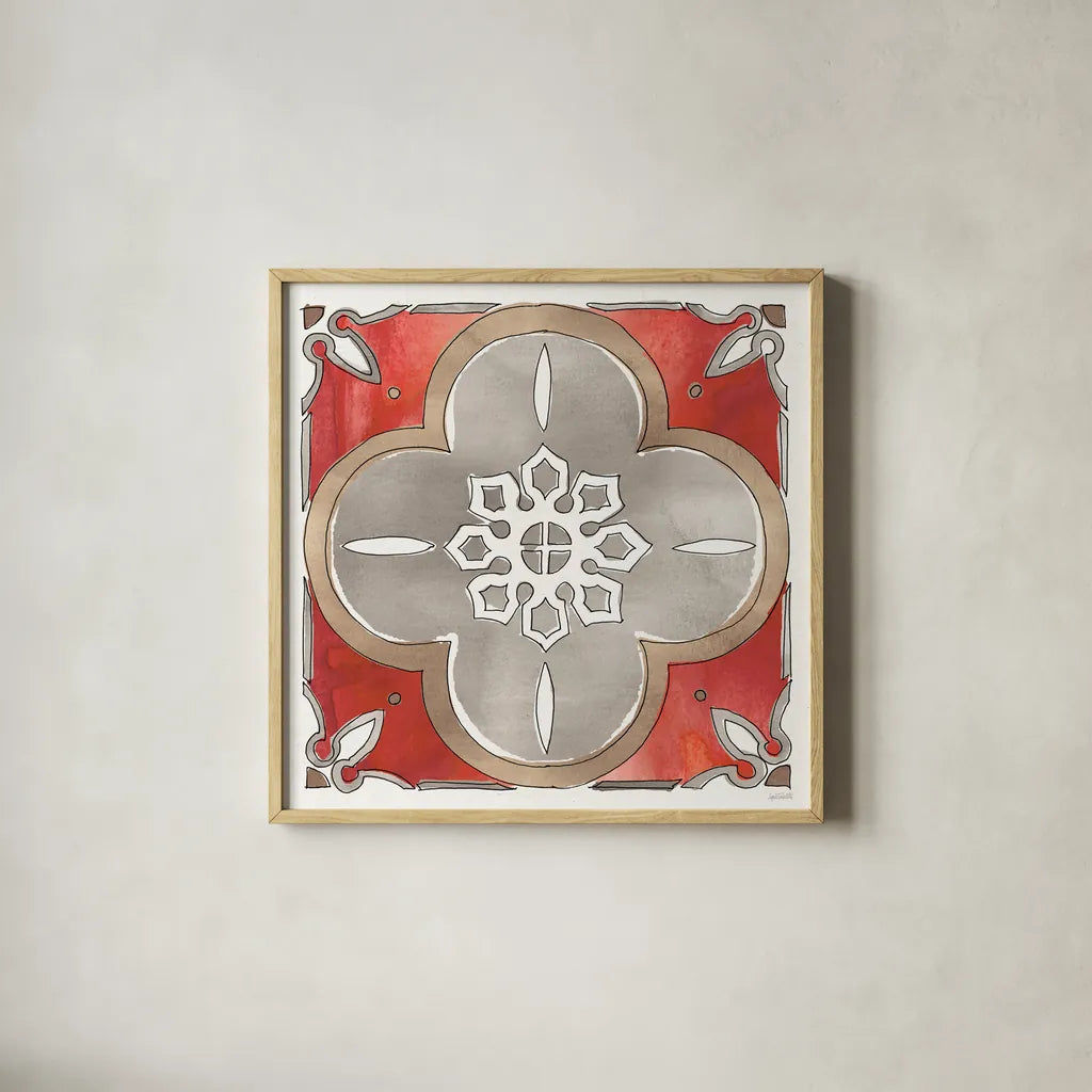 Country Life XI by Anne Tavoletti. Shown in a natural wood glass frame for a timeless modern aesthetic. Available as an archival giclee rolled canvas, fine art paper, or poster print. SKU 43172a.