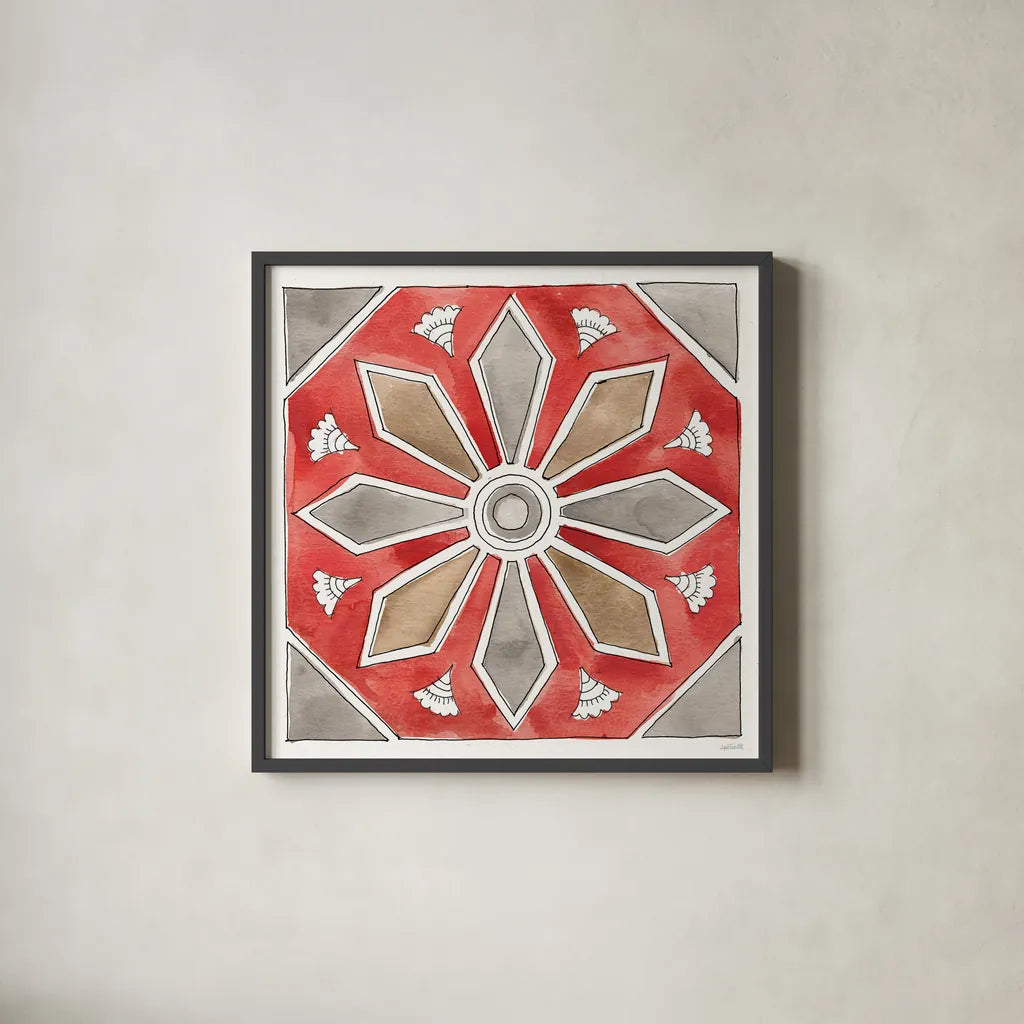 Country Life XII by Anne Tavoletti. Shown in a sleek black glass frame for a contemporary gallery look. Available as an archival giclee rolled canvas, fine art paper, or poster print. SKU 43173a.