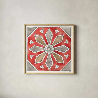 Country Life XII by Anne Tavoletti. Shown in a natural wood glass frame for a timeless modern aesthetic. Available as an archival giclee rolled canvas, fine art paper, or poster print. SKU 43173a.