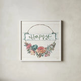 Country Love IV by Anne Tavoletti. Shown in a crisp white glass frame for a clean and minimalist style. Available as an archival giclee rolled canvas, fine art paper, or poster print. SKU 61744a.