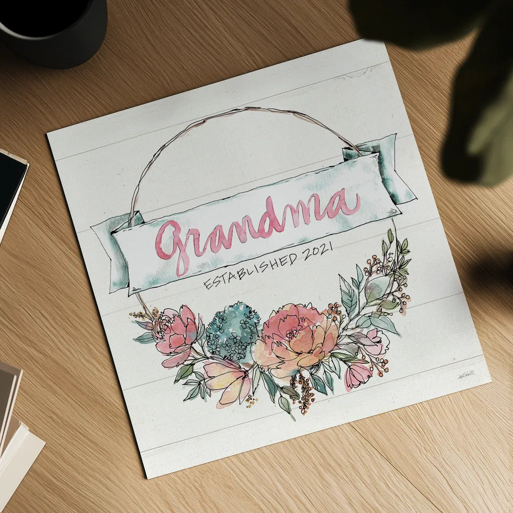 Country Love IV Grandma by Anne Tavoletti. Shown as a detailed flat fine art print, highlighting archival giclee quality. Available as an archival giclee rolled canvas, fine art paper, or poster print. SKU 68738a.