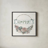 Country Love IV Neutral by Anne Tavoletti. Shown in a sleek black glass frame for a contemporary gallery look. Available as an archival giclee rolled canvas, fine art paper, or poster print. SKU 63053a.