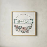 Country Love IV Neutral by Anne Tavoletti. Shown in a natural wood glass frame for a timeless modern aesthetic. Available as an archival giclee rolled canvas, fine art paper, or poster print. SKU 63053a.