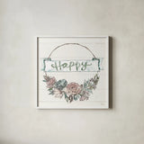 Country Love IV Neutral by Anne Tavoletti. Shown in a crisp white glass frame for a clean and minimalist style. Available as an archival giclee rolled canvas, fine art paper, or poster print. SKU 63053a.