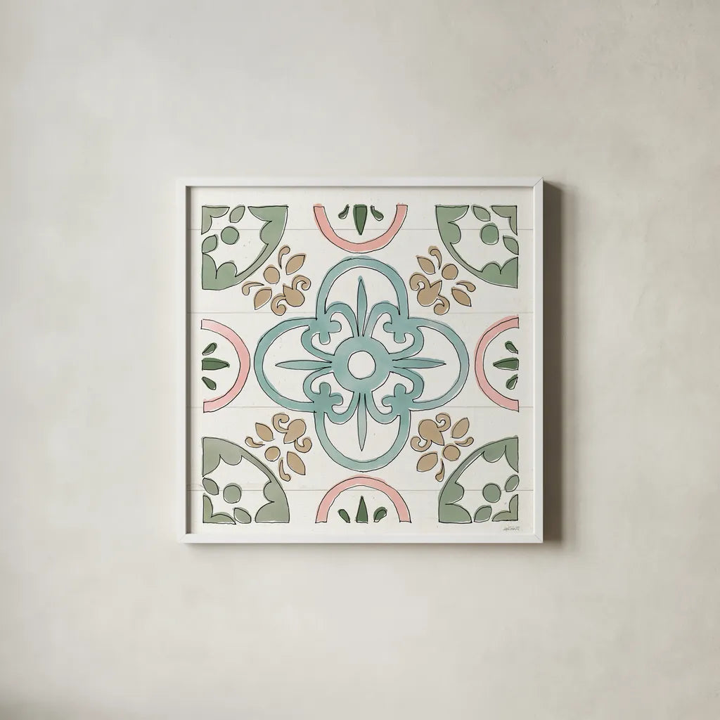 Country Love IX by Anne Tavoletti. Shown in a crisp white glass frame for a clean and minimalist style. Available as an archival giclee rolled canvas, fine art paper, or poster print. SKU 61749a.