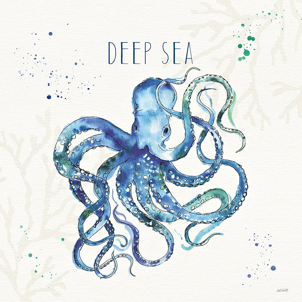 Deep Sea II by Anne Tavoletti. SKU 46569a. Archival Giclee Fine art print for wall decor.