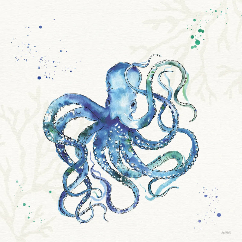 Deep Sea II No Words by Anne Tavoletti. SKU 49129a. Archival Giclee Fine art print for wall decor.