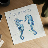 Deep Sea III by Anne Tavoletti. Shown as a detailed flat fine art print, highlighting archival giclee quality. Available as an archival giclee rolled canvas, fine art paper, or poster print. SKU 46570a.
