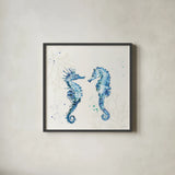 Deep Sea III No Words by Anne Tavoletti. Shown in a sleek black glass frame for a contemporary gallery look. Available as an archival giclee rolled canvas, fine art paper, or poster print. SKU 49130a.