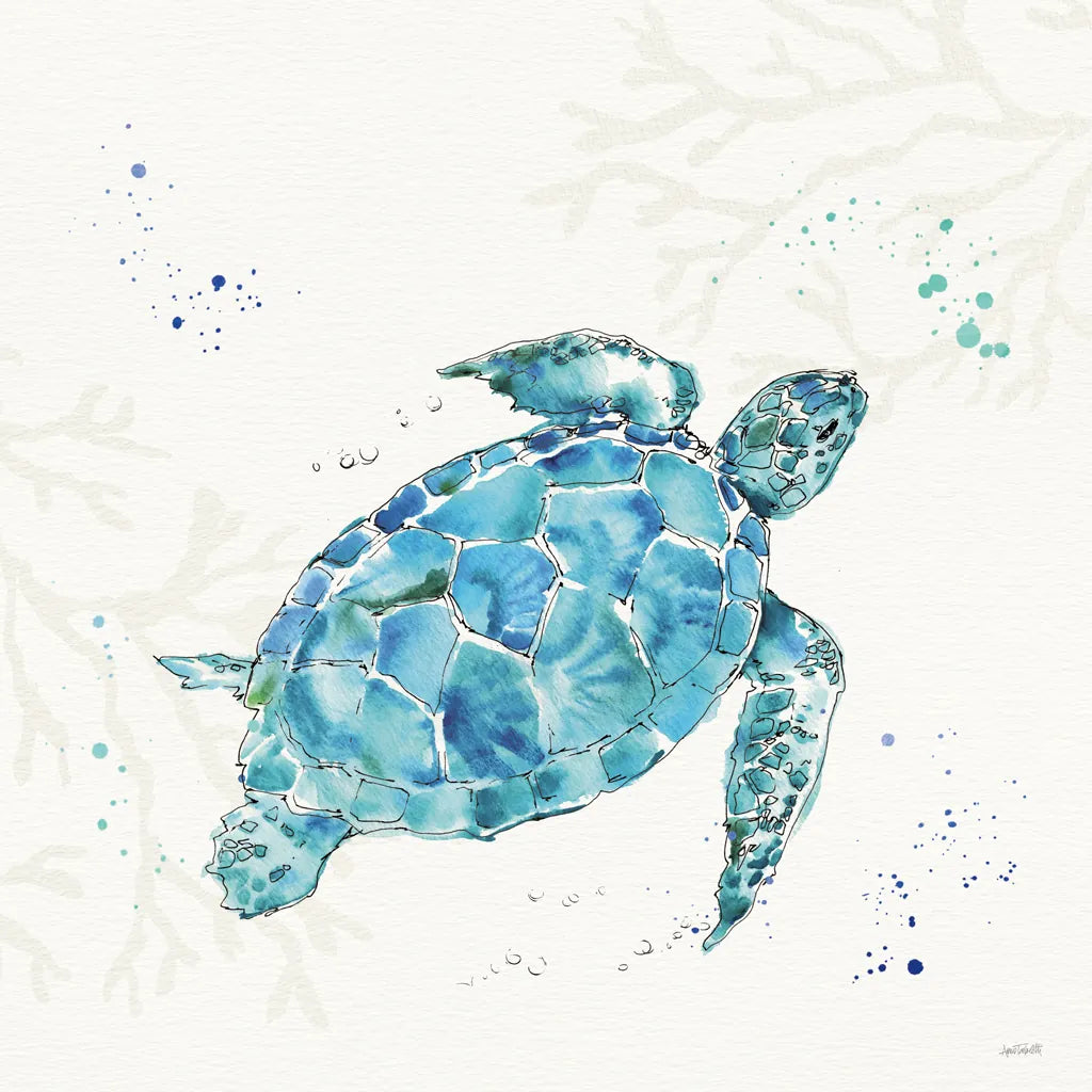 Deep Sea IV No Words by Anne Tavoletti. SKU 49131a. Archival Giclee Fine art print for wall decor.