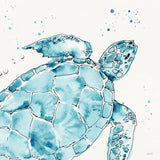 Deep Sea IX Teal by Anne Tavoletti. SKU 53848a. Archival Giclee Fine art print for wall decor.