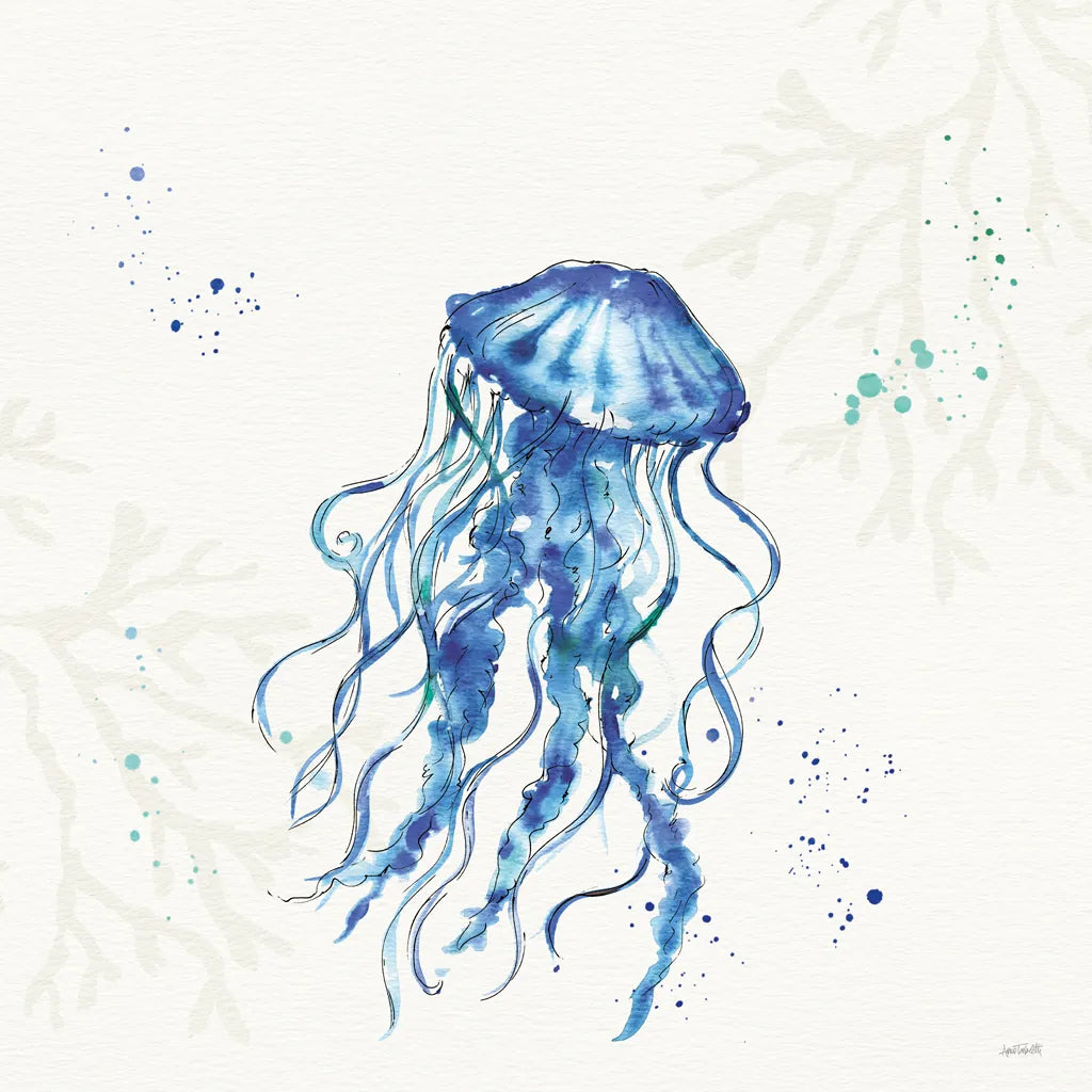 Deep Sea V No Words by Anne Tavoletti. SKU 49132a. Archival Giclee Fine art print for wall decor.