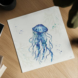Deep Sea V No Words by Anne Tavoletti. Shown as a detailed flat fine art print, highlighting archival giclee quality. Available as an archival giclee rolled canvas, fine art paper, or poster print. SKU 49132a.