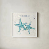 Deep Sea VI by Anne Tavoletti. Shown in a crisp white glass frame for a clean and minimalist style. Available as an archival giclee rolled canvas, fine art paper, or poster print. SKU 46573a.