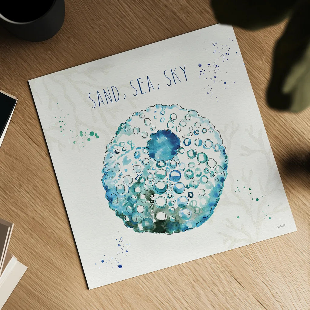 Deep Sea VII by Anne Tavoletti. Shown as a detailed flat fine art print, highlighting archival giclee quality. Available as an archival giclee rolled canvas, fine art paper, or poster print. SKU 46574a.