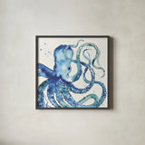 Deep Sea VIII by Anne Tavoletti. Shown in a sleek black glass frame for a contemporary gallery look. Available as an archival giclee rolled canvas, fine art paper, or poster print. SKU 46575a.