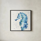 Deep Sea XI by Anne Tavoletti. Shown in a sleek black glass frame for a contemporary gallery look. Available as an archival giclee rolled canvas, fine art paper, or poster print. SKU 46578a.