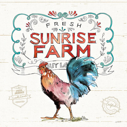 Down on the Farm VI by Anne Tavoletti. SKU 36687a. Archival Giclee Fine art print for wall decor.