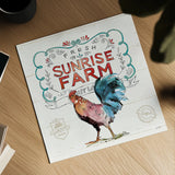 Down on the Farm VI by Anne Tavoletti. Shown as a detailed flat fine art print, highlighting archival giclee quality. Available as an archival giclee rolled canvas, fine art paper, or poster print. SKU 36687a.