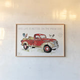 Down on the Farm VII by Anne Tavoletti. shown as a paper print in a natural frame. Available as a archival giclee rolled canvas, fine art paper, or poster print. SKU 41994i.