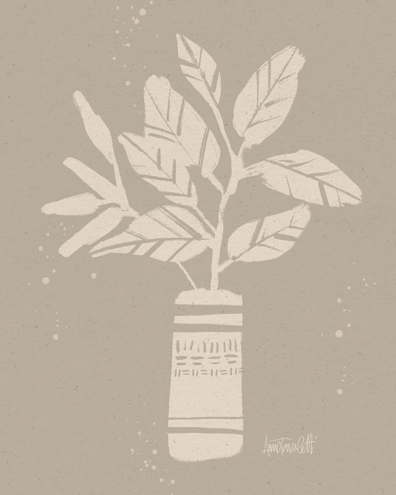 Dreamy Boho Botanical Sketches VI by Anne Tavoletti