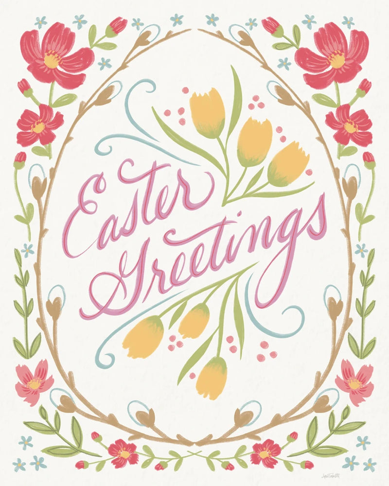 Easter Greetings I by Anne Tavoletti