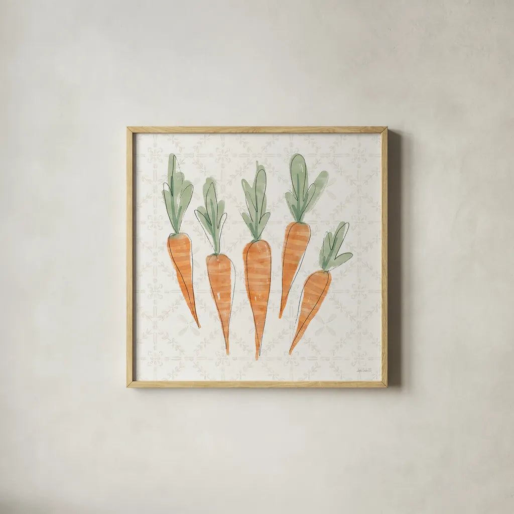 Eggstra Special V by Anne Tavoletti. Shown in a natural wood glass frame for a timeless modern aesthetic. Available as an archival giclee rolled canvas, fine art paper, or poster print. SKU 102139a.