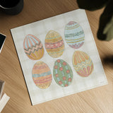 Eggstra Special VI by Anne Tavoletti. Shown as a detailed flat fine art print, highlighting archival giclee quality. Available as an archival giclee rolled canvas, fine art paper, or poster print. SKU 102140a.