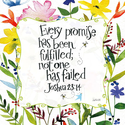 Every Promise has been Fulfilled Floral by Anne Tavoletti. SKU 59321a. Archival Giclee Fine art print for wall decor.