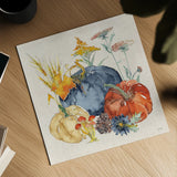 Fall Flair III Linen by Anne Tavoletti. Shown as a detailed flat fine art print, highlighting archival giclee quality. Available as an archival giclee rolled canvas, fine art paper, or poster print. SKU 80427a.