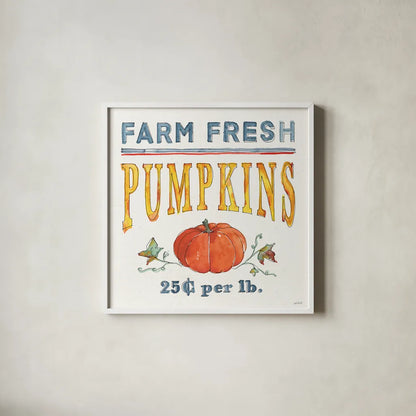 Fall Flair IV by Anne Tavoletti. Shown in a crisp white glass frame for a clean and minimalist style. Available as an archival giclee rolled canvas, fine art paper, or poster print. SKU 80005a.