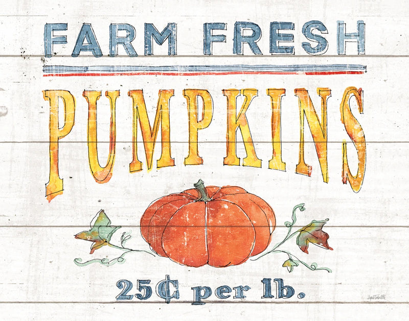 Fall Flair IV Shiplap by Anne Tavoletti