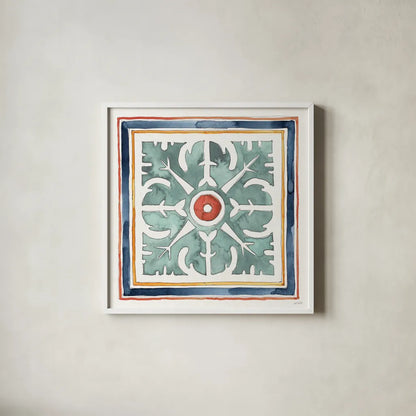 Fall Flair IX by Anne Tavoletti. Shown in a crisp white glass frame for a clean and minimalist style. Available as an archival giclee rolled canvas, fine art paper, or poster print. SKU 80010a.